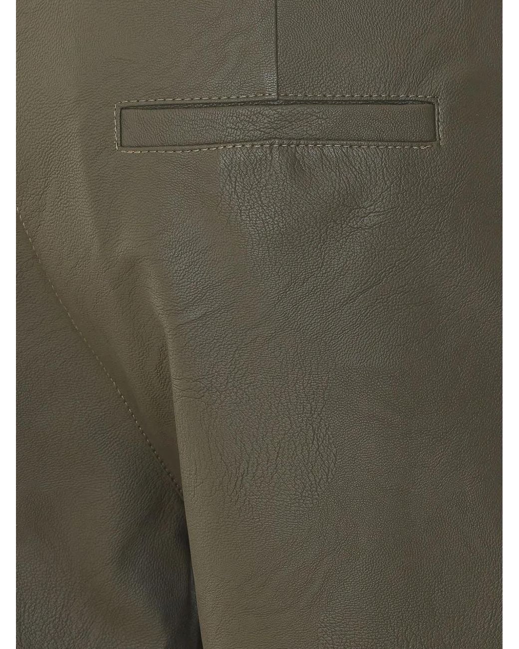 RUE DU BAC Gray Grained Flared Trousers