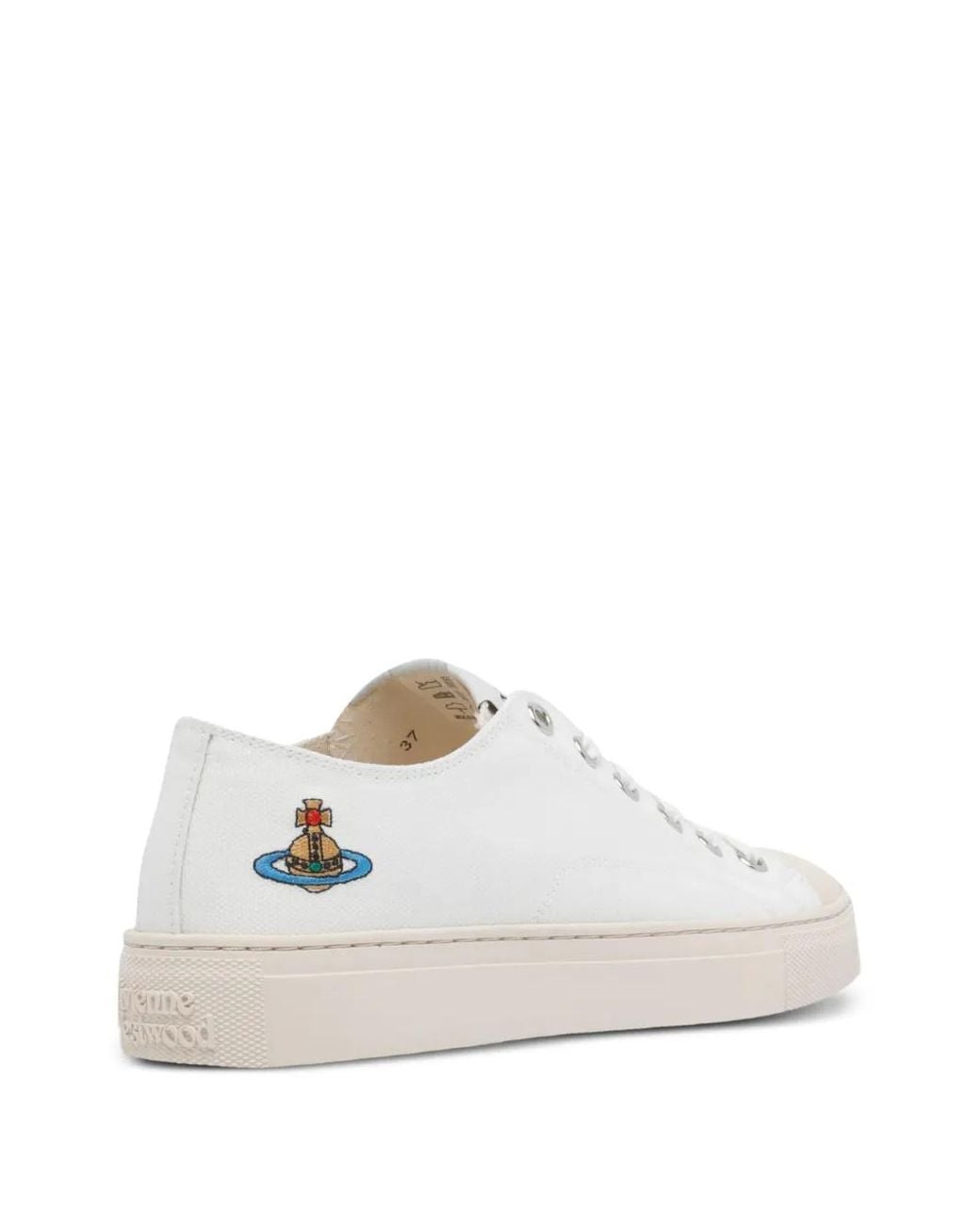 Vivienne Westwood White Color Block Sneakers