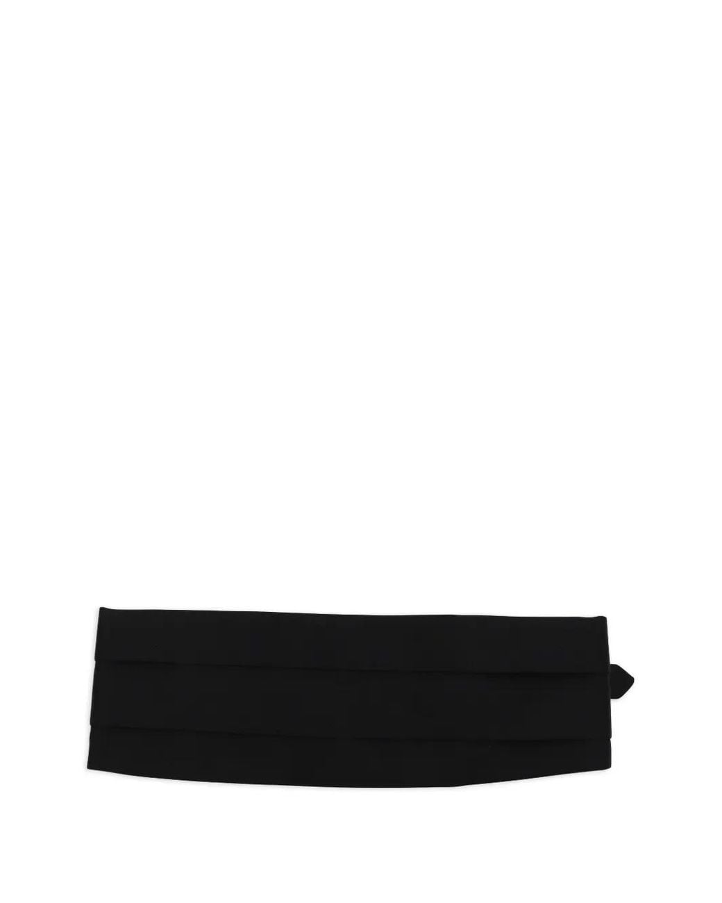 Canali White Layered-Detail Cummerbund for men