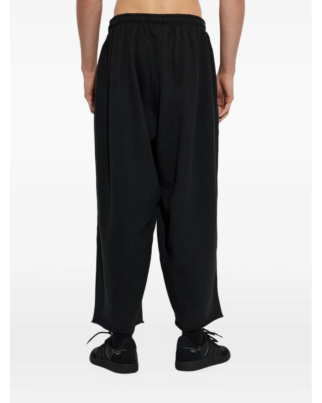 Adidas Black Wide-Leg Sweat Pants for men