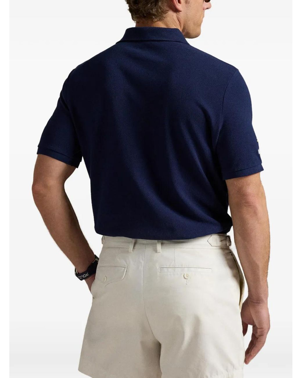 Polo Ralph Lauren Blue Embroidered Logo Polo Shirt