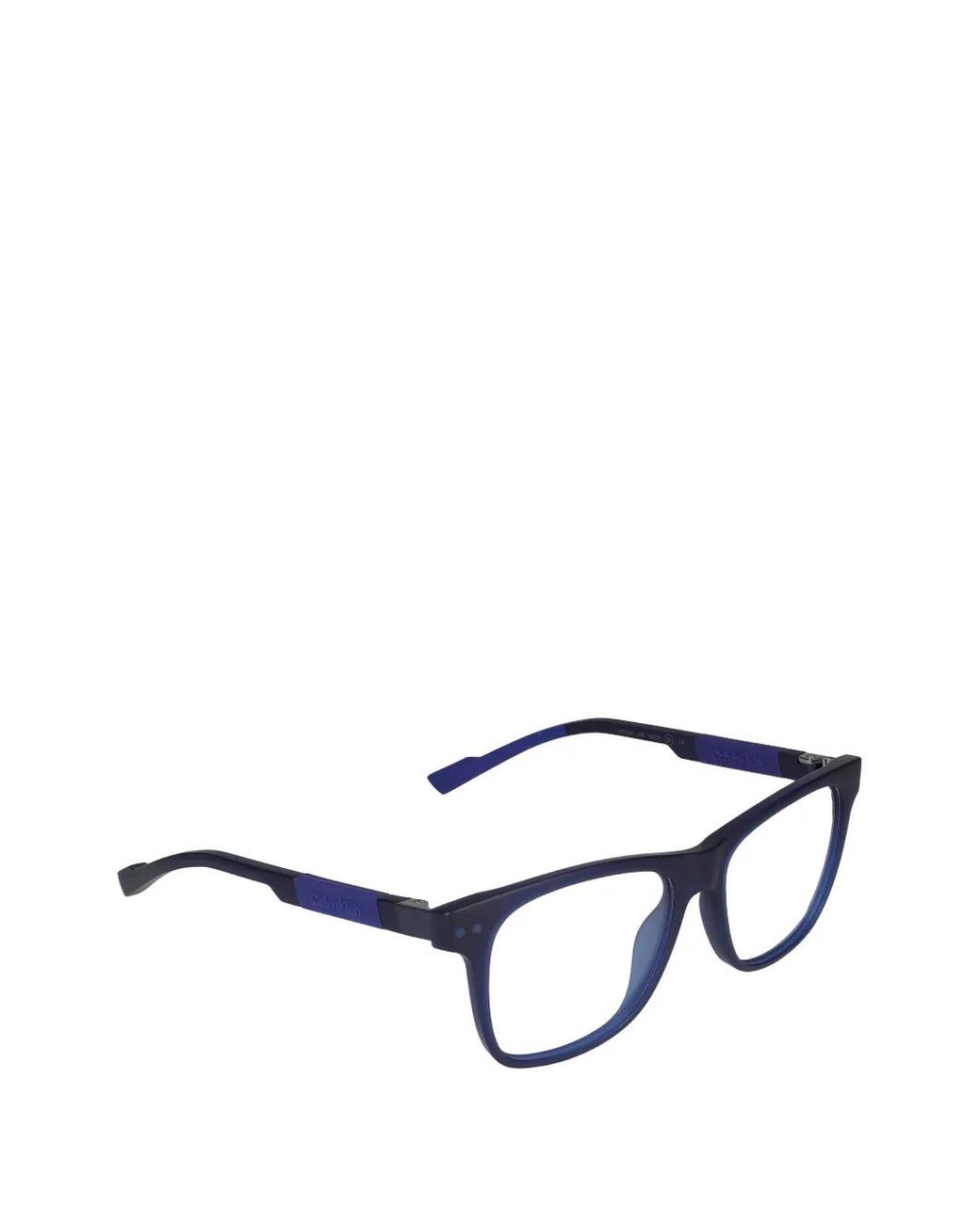 Calvin Klein Blue Square-Frame Glasses for men