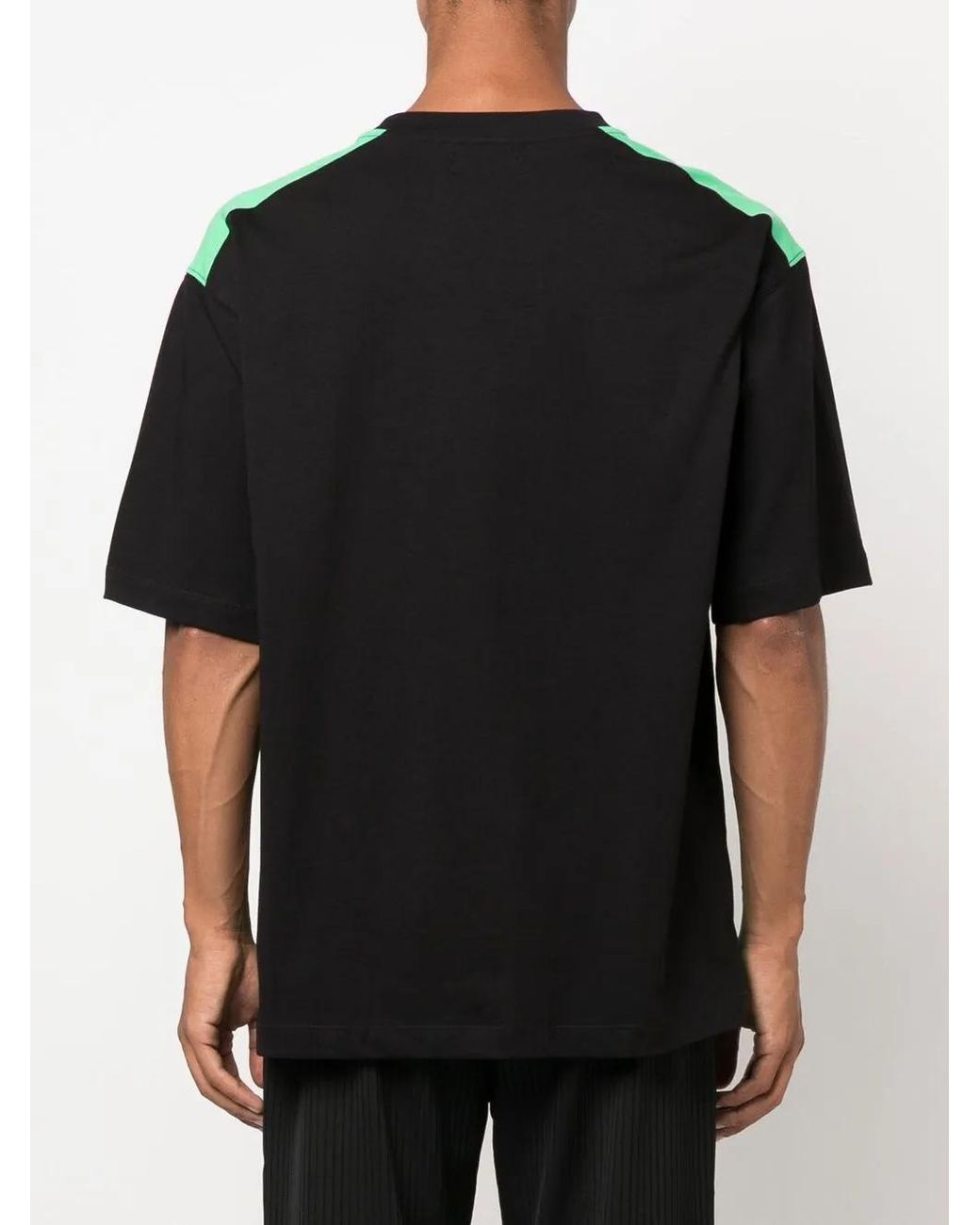 Opening Ceremony Black Colour-Block T-Shirt for men