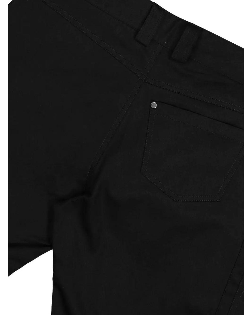 GmbH Black Knee-Patch Cargo Trousers