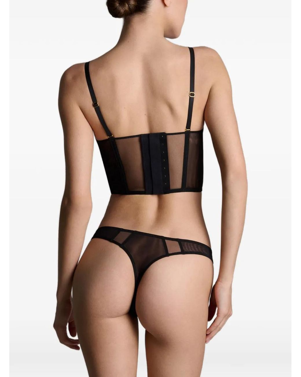 Maison Close L'Amoureuse Bustier Bh in het Black
