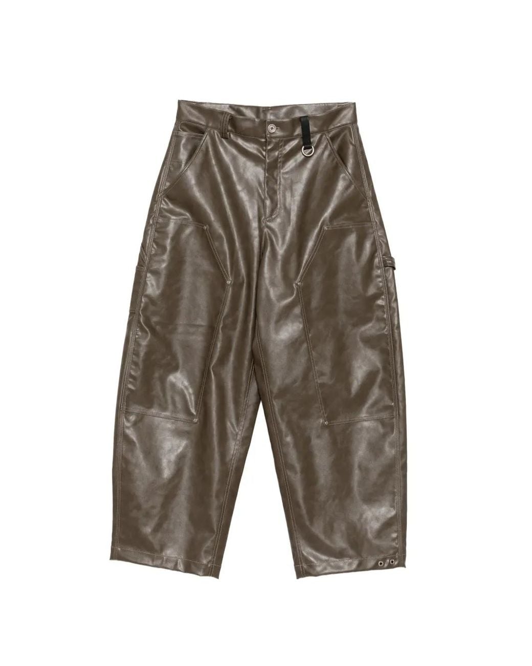 TEAM WANG design Gray Reset Wide-Leg Trousers