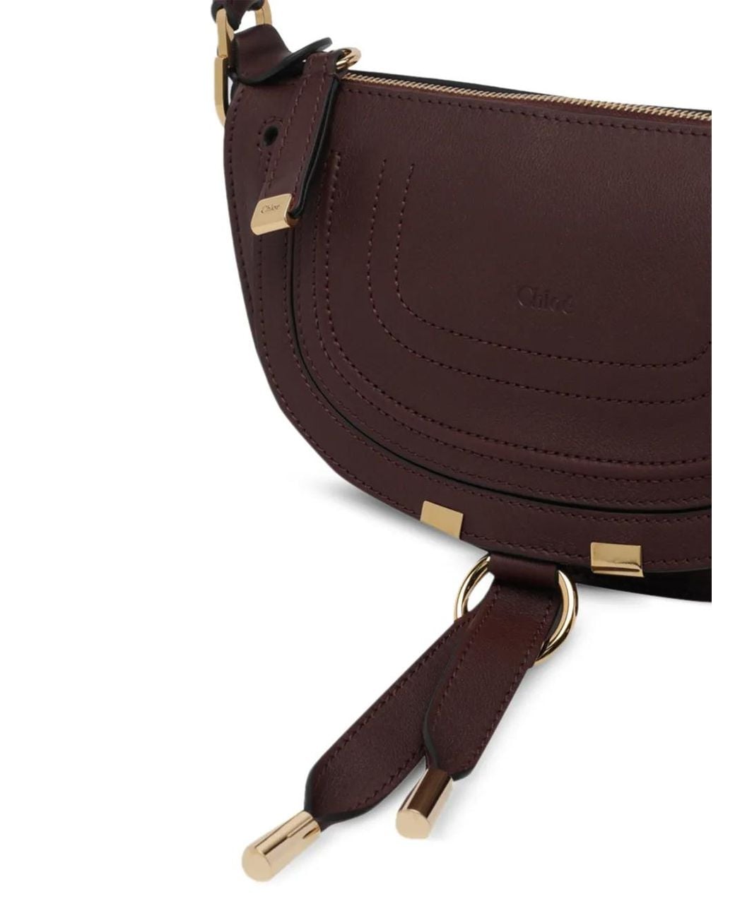 Chloé Brown Marcie Mini Shoulder Bag
