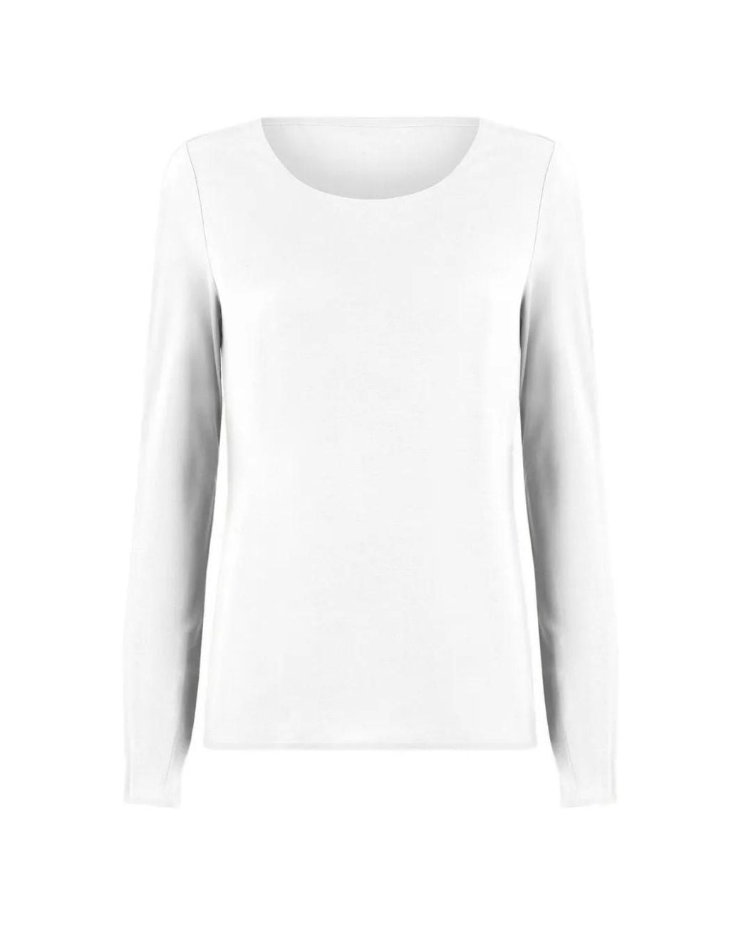 Wolford White Jersey Long-Sleeve T-Shirt