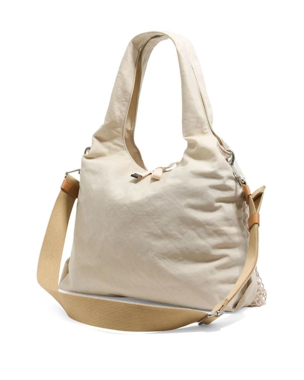 Bimba Y Lola Natural Large Logo Tote Bag