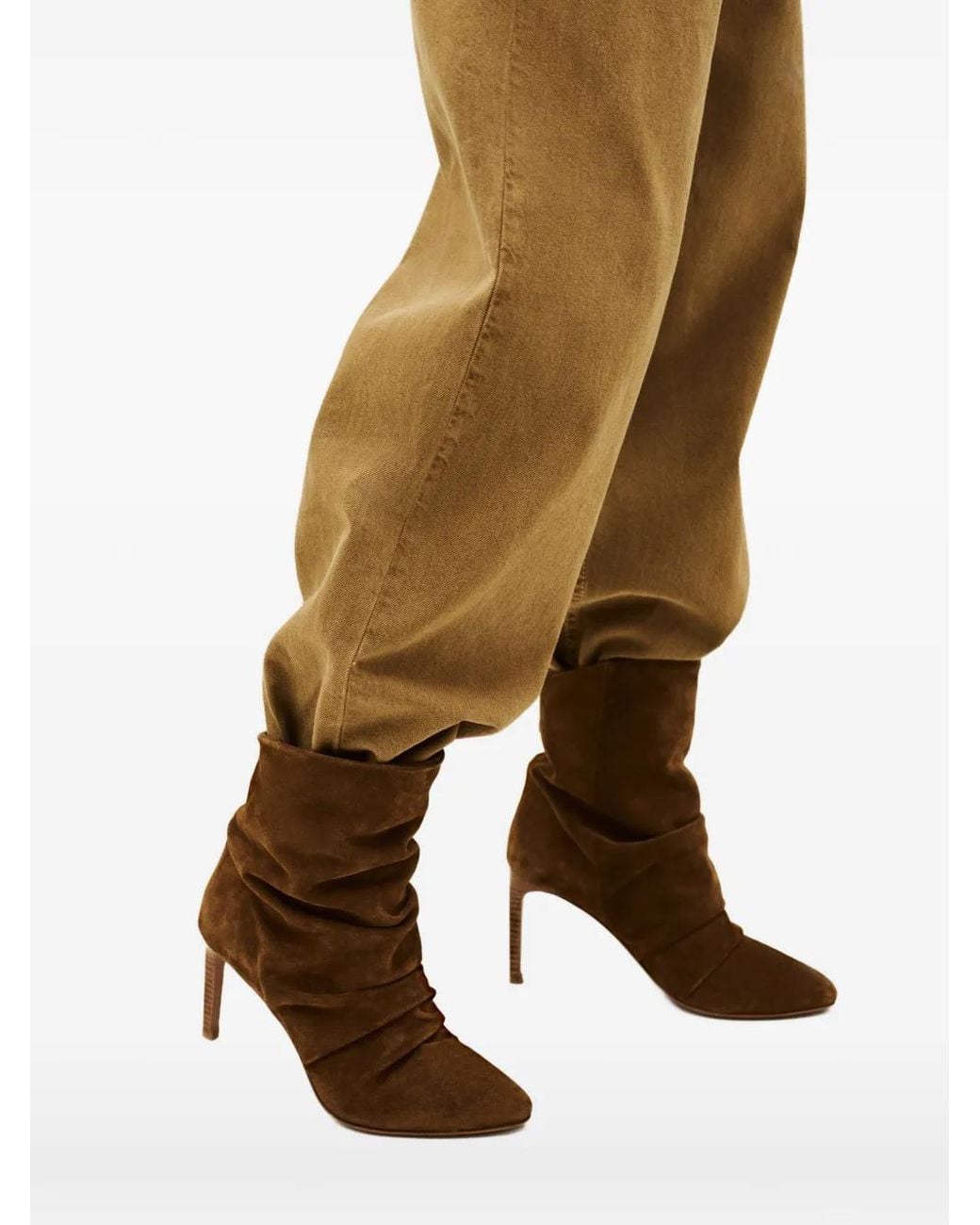 Bottines Colivia À Détail Froncé Ba&sh en coloris Brown