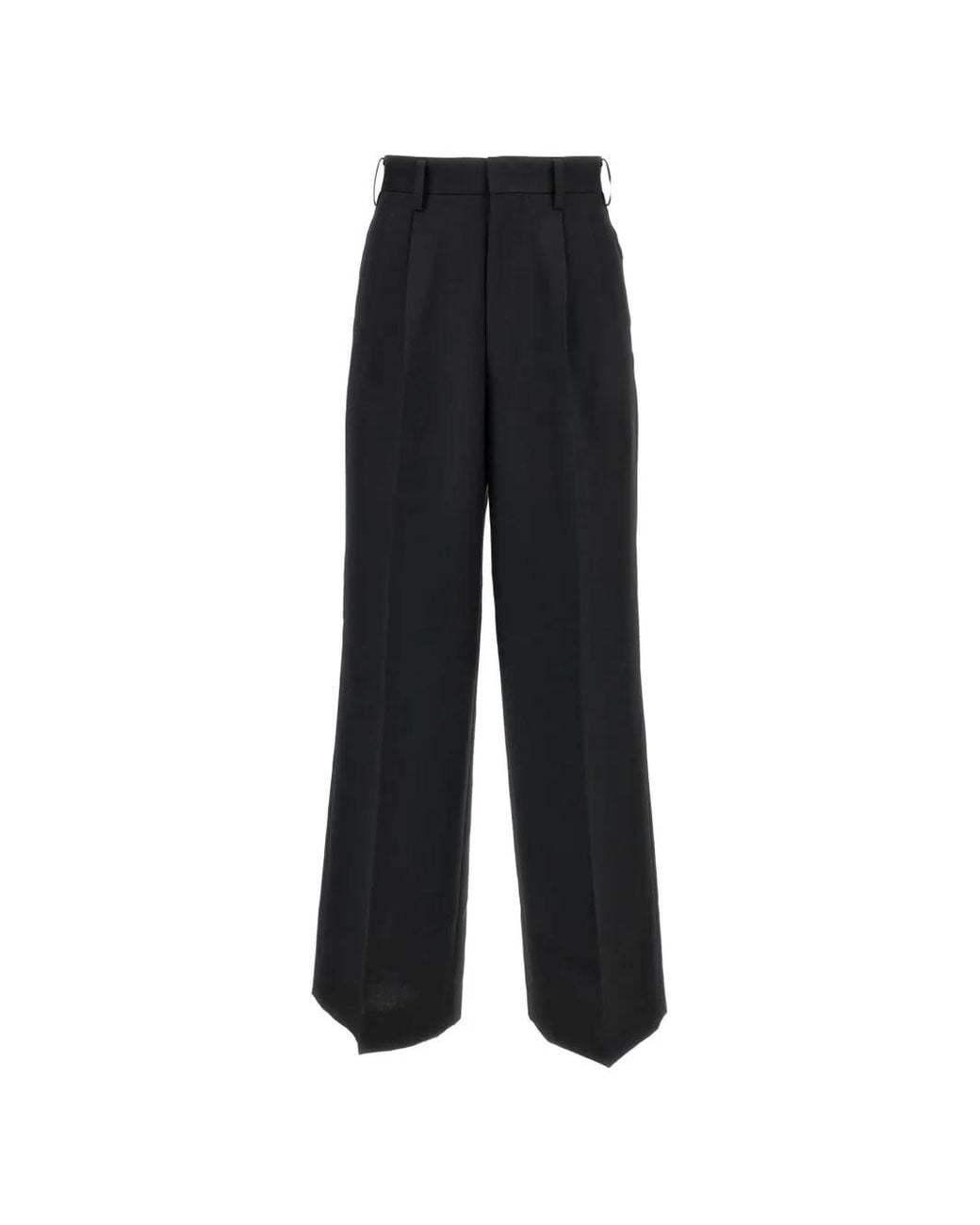 Junya Watanabe Black Pleated Trousers