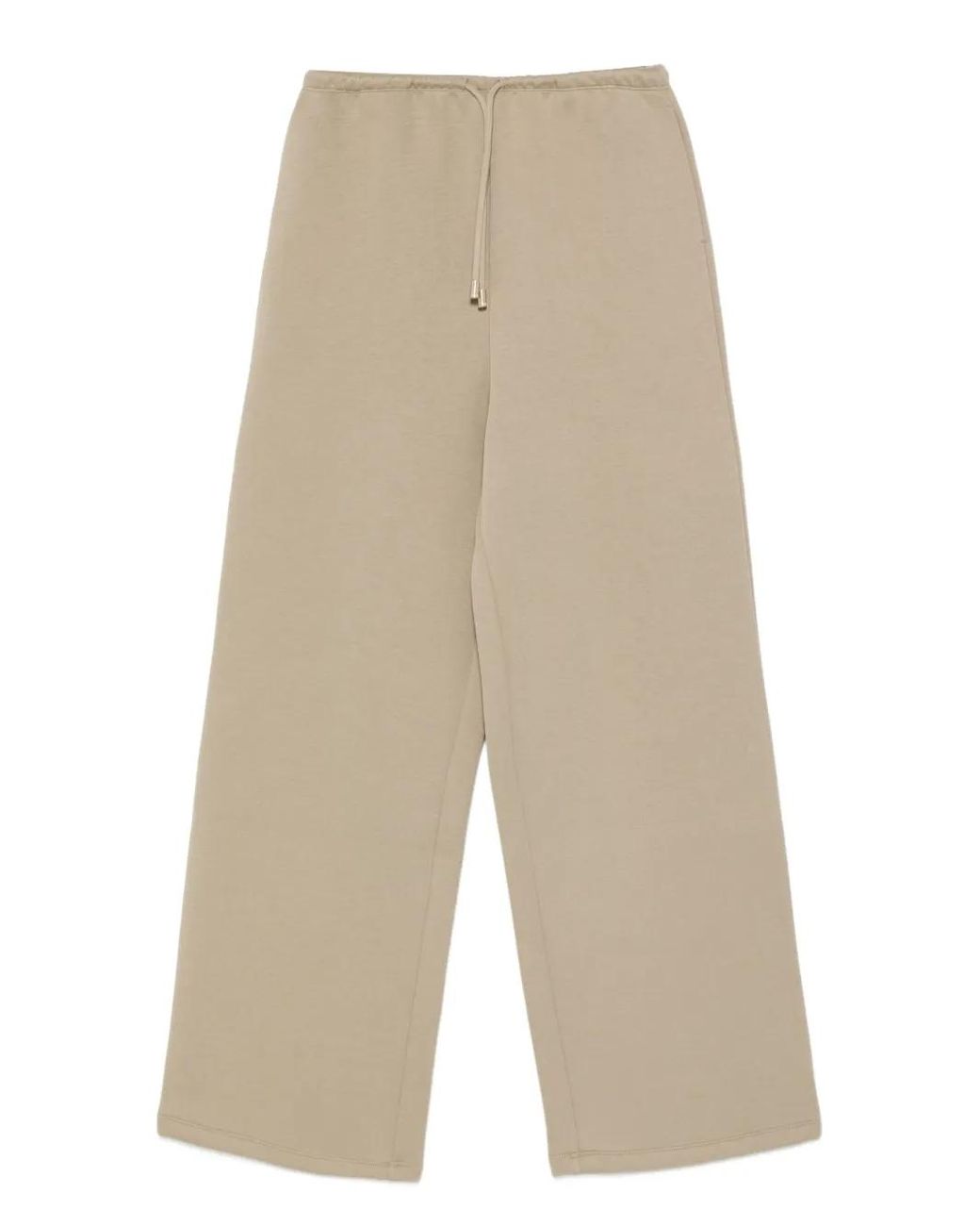 Patrizia Pepe White Drawstring Trousers