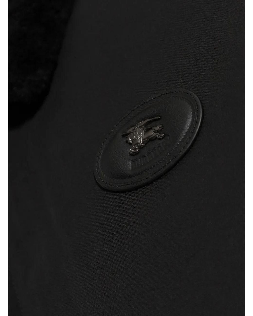Burberry Black Nylon Cotton Farnborough Jacket for men