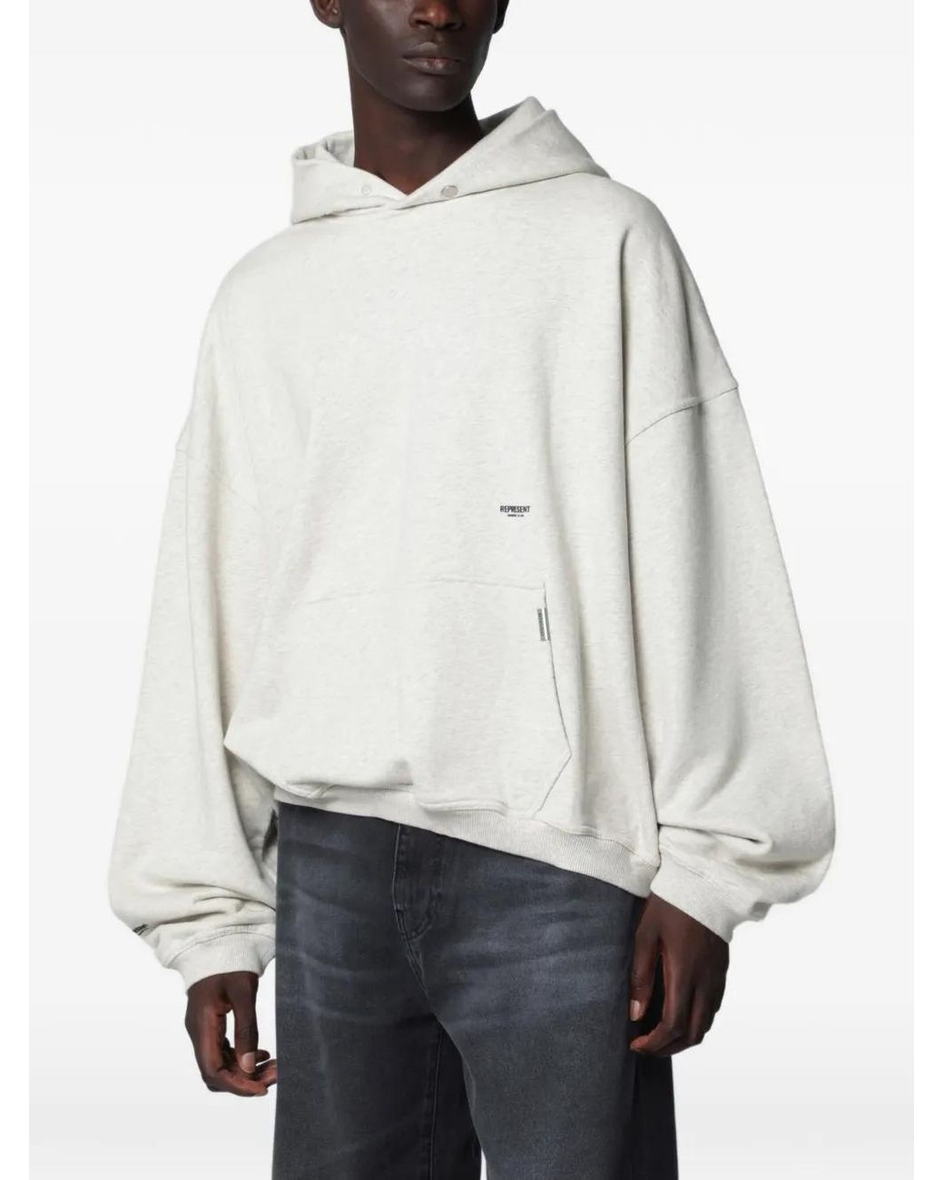 Represent White Micro Owners Club Hoodie for men
