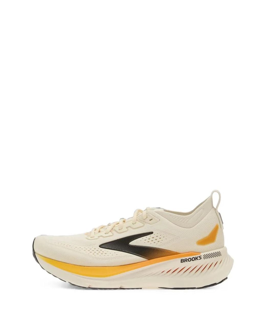 Brooks White Glycerin Gts 23 Lace-Up Sneakers for men