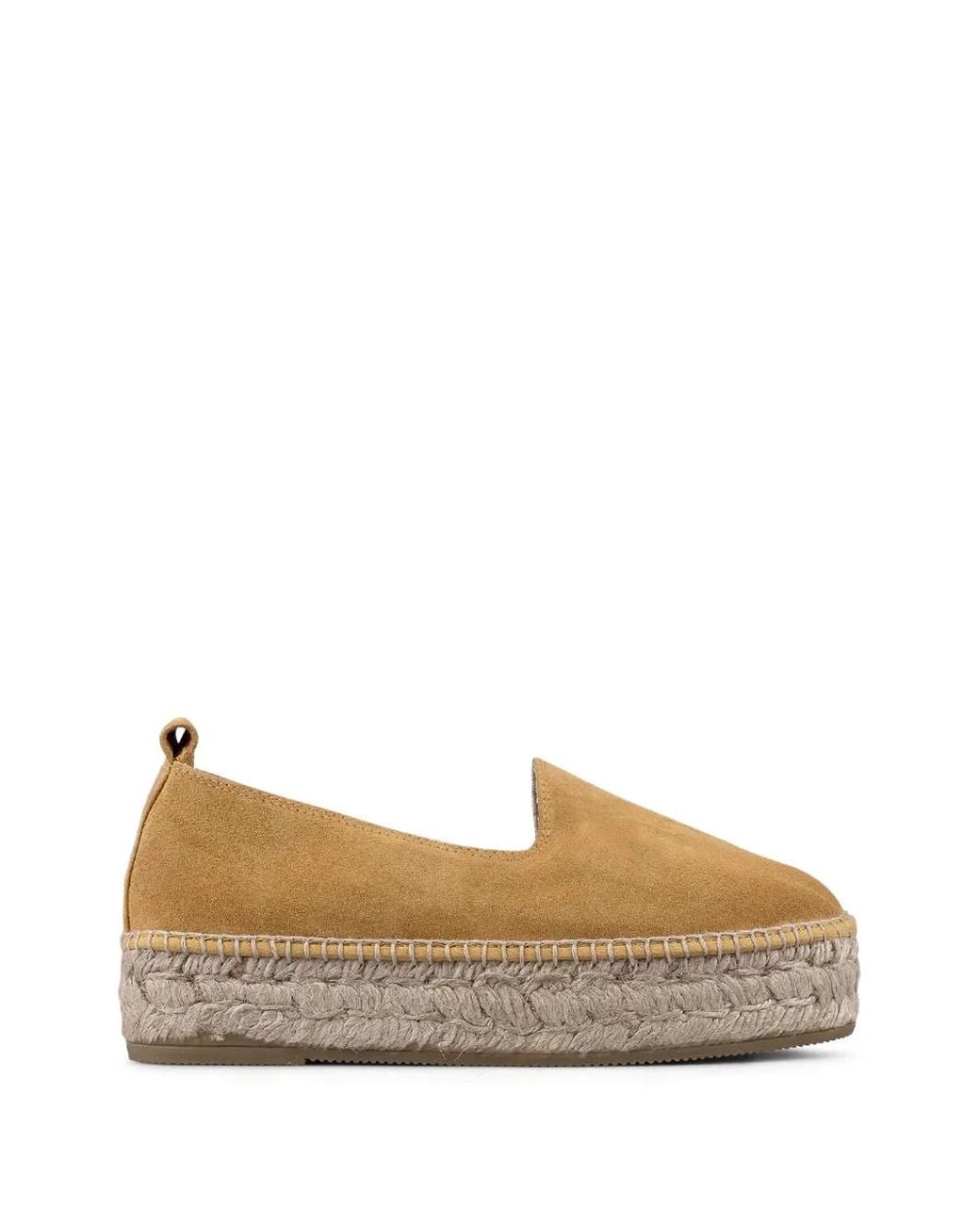 Espadrilles Brown Platform Slip-On