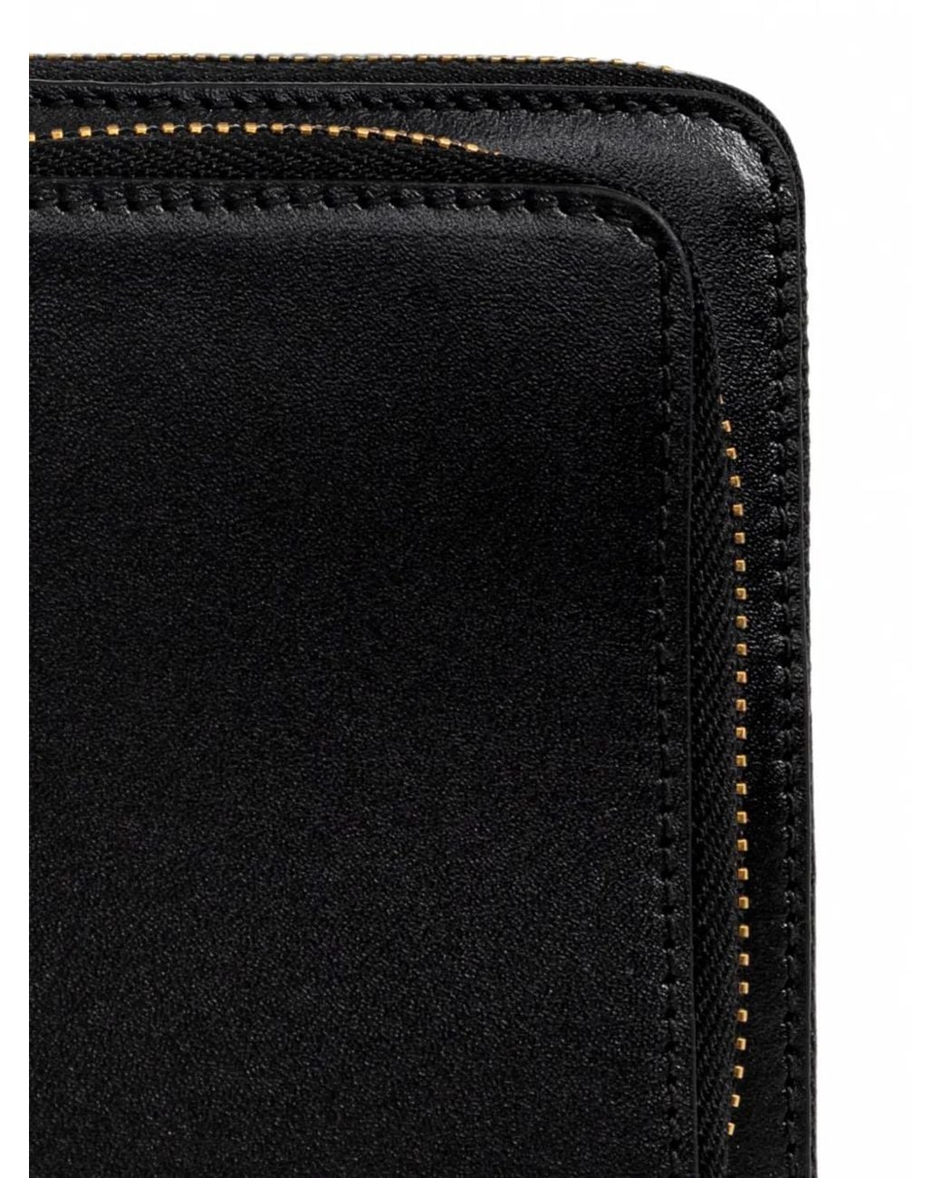 Comme des Garçons Black Double-Zip Bovine Leather Wallet