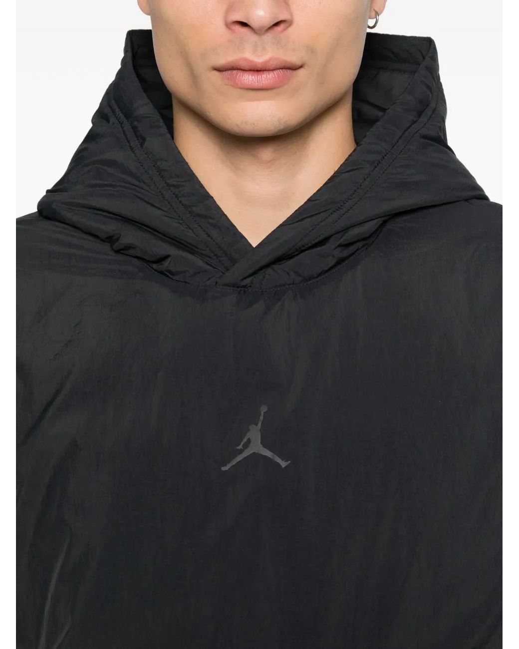 Nike Black Hooded Pocket Jacket for men
