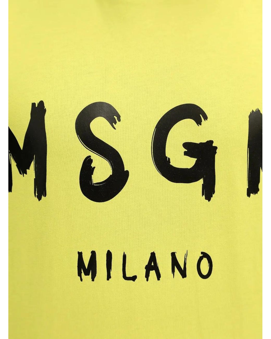 T-Shirts di MSGM in Yellow da Uomo