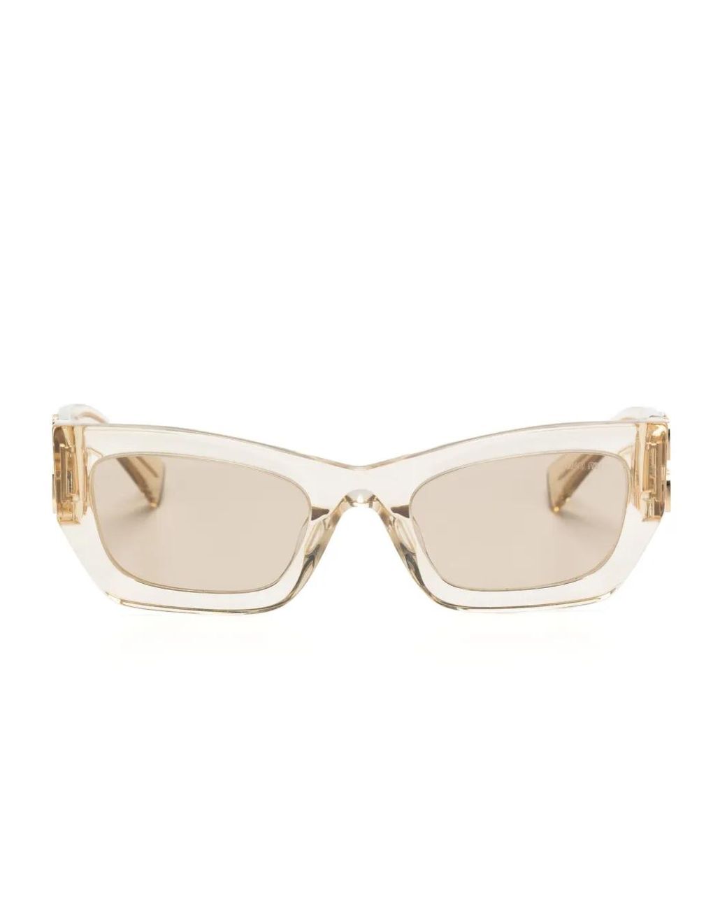 Miu Miu Natural Glimpse Cat-Eye Sunglasses