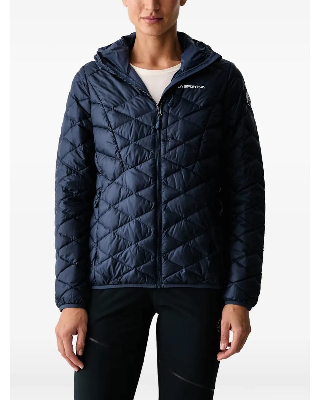 La Sportiva Blue Pinnacle Quilted Hooded Jacket