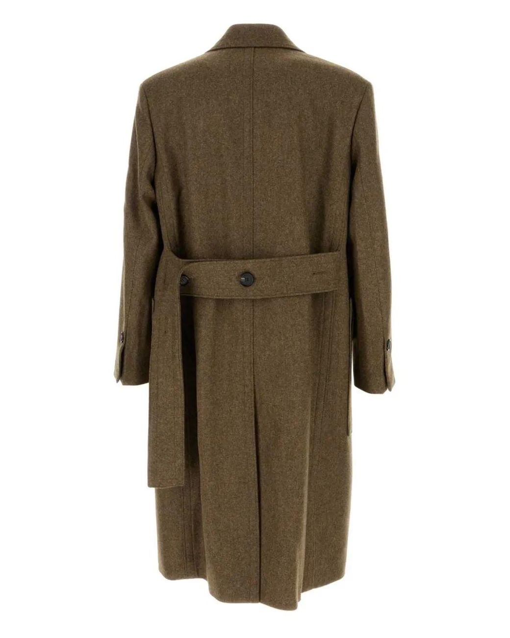 Ferragamo Natural Belted Coat for men