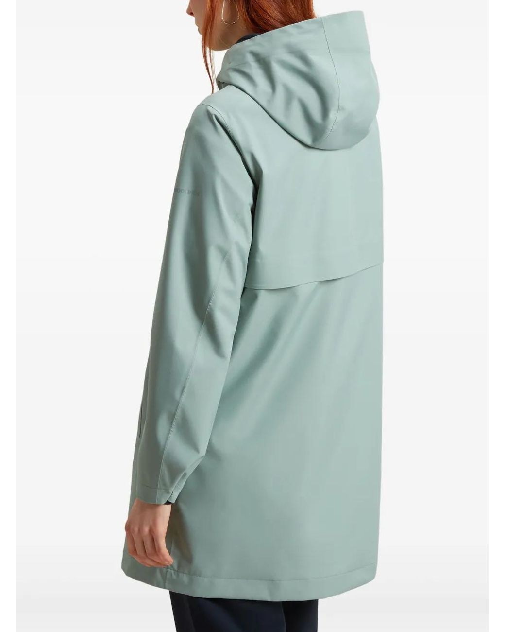 Parka Stretch Woolrich de color Green