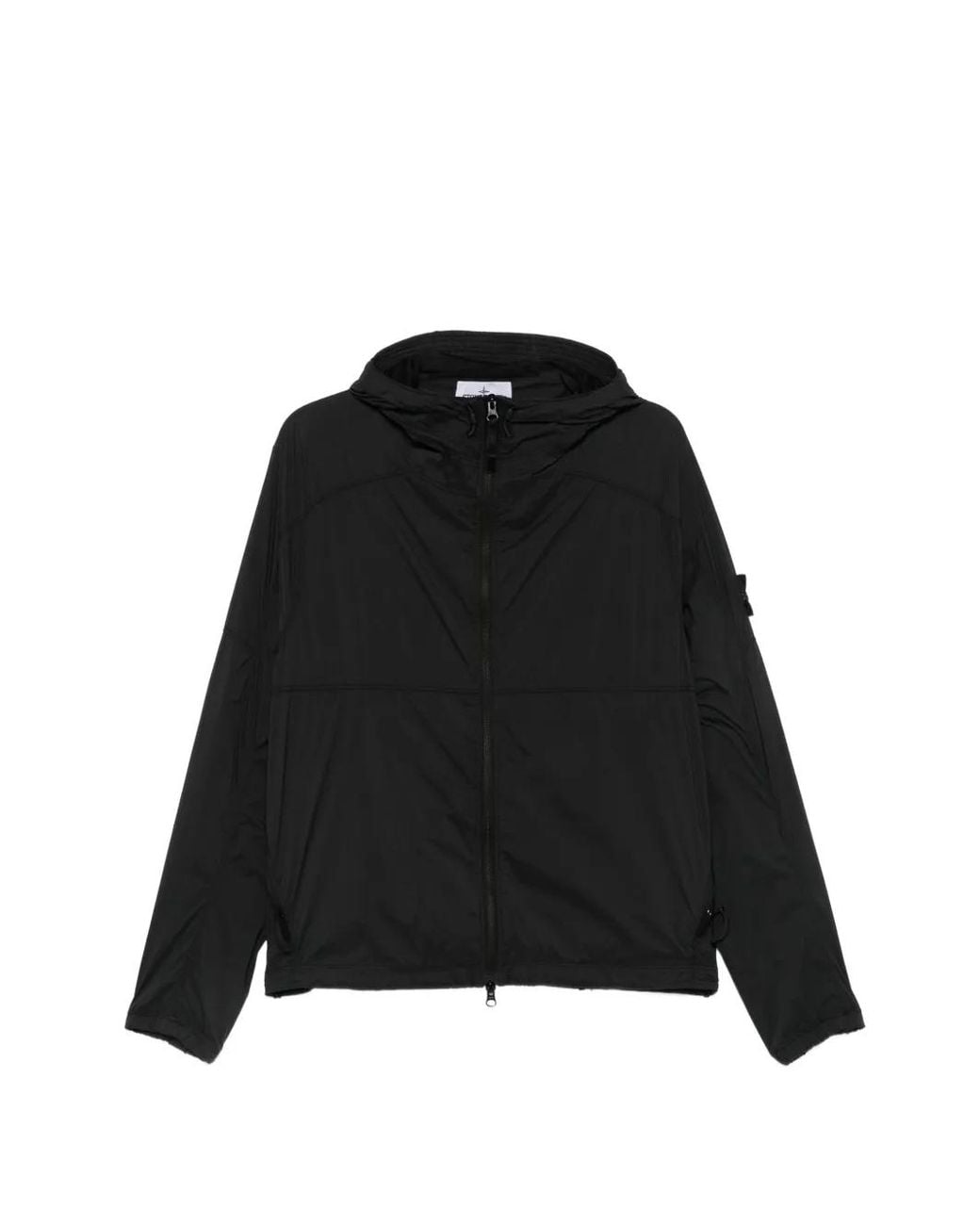 Stone Island Black Q100020 Ultralight Nylon Stretch-Tc Jacket for men