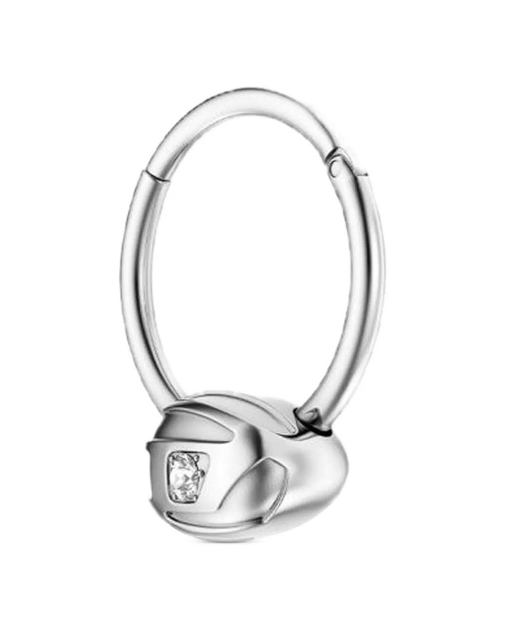 DIESEL Metallic Stainless Steel Septum Body Jewelry