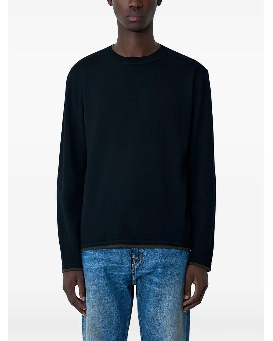 MHL by Margaret Howell Blue Crew-Neck Sweater for men