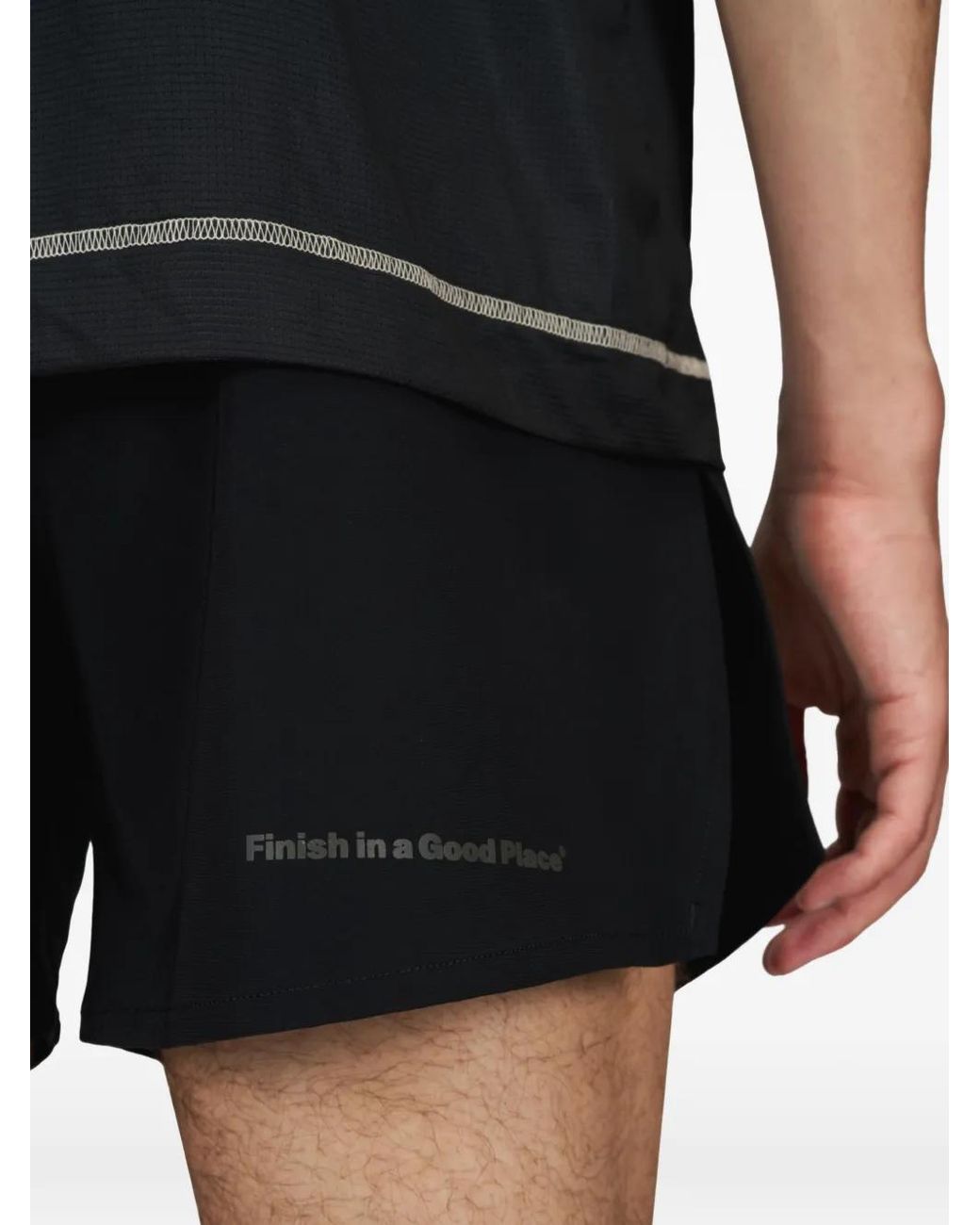 UNNA White Tempo Shorts for men