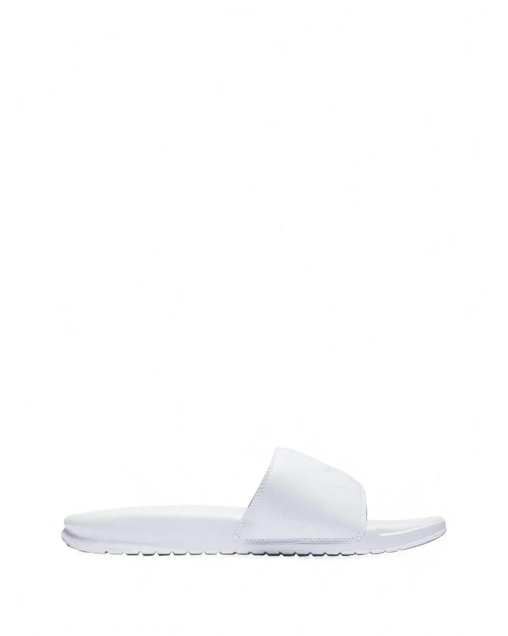 Nike White Benassi Jdi Slides