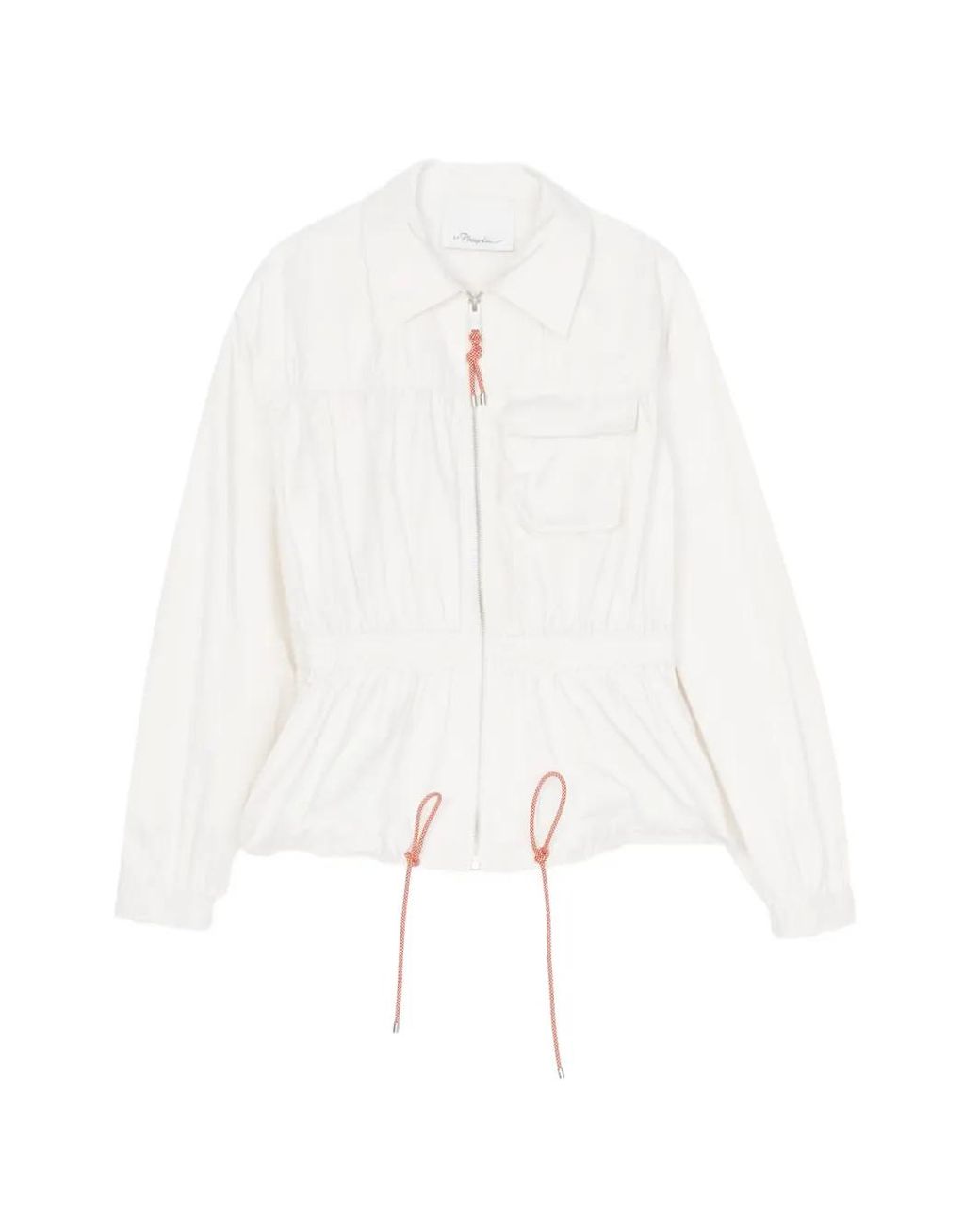 3.1 Phillip Lim White Drawstring Jacket