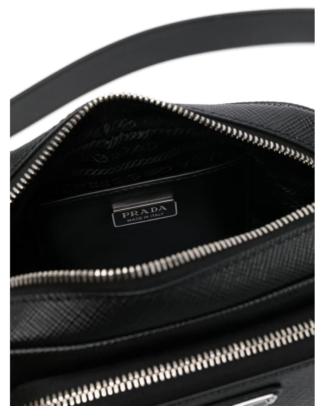 Prada Kuriertasche Mit Logo in Black für Herren