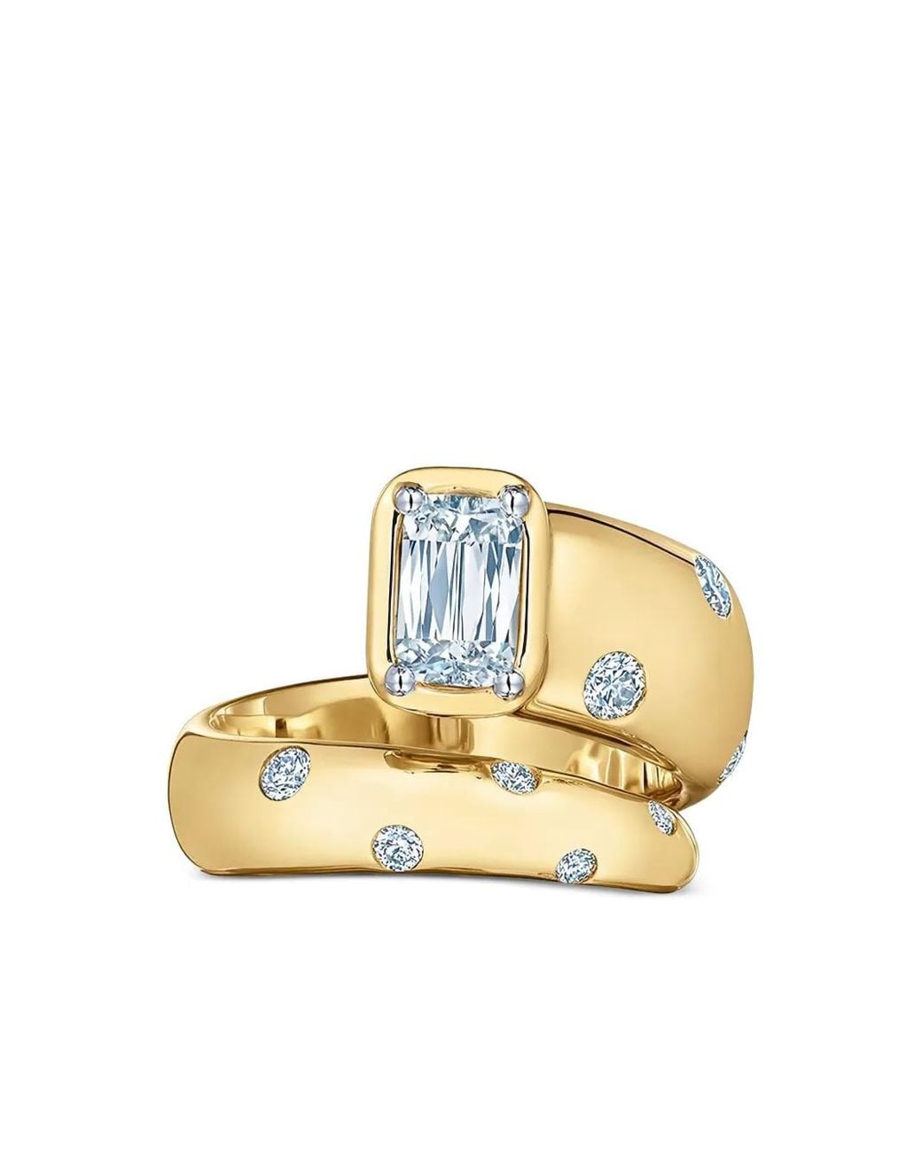 Anello Cobblestone di Kwiat in Metallic