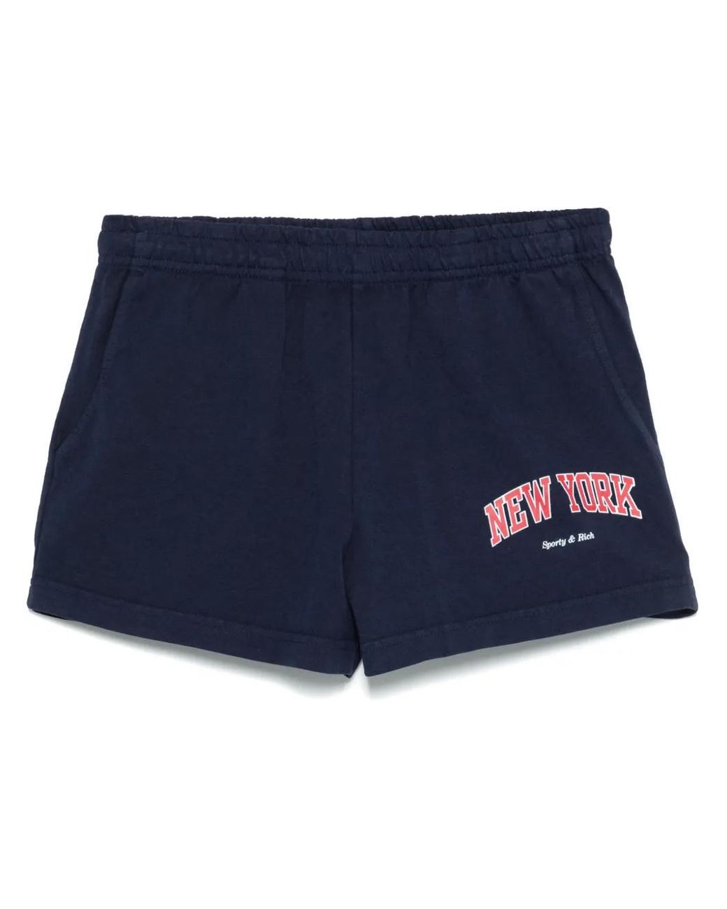 Sporty & Rich Blue New York Ivy Shorts