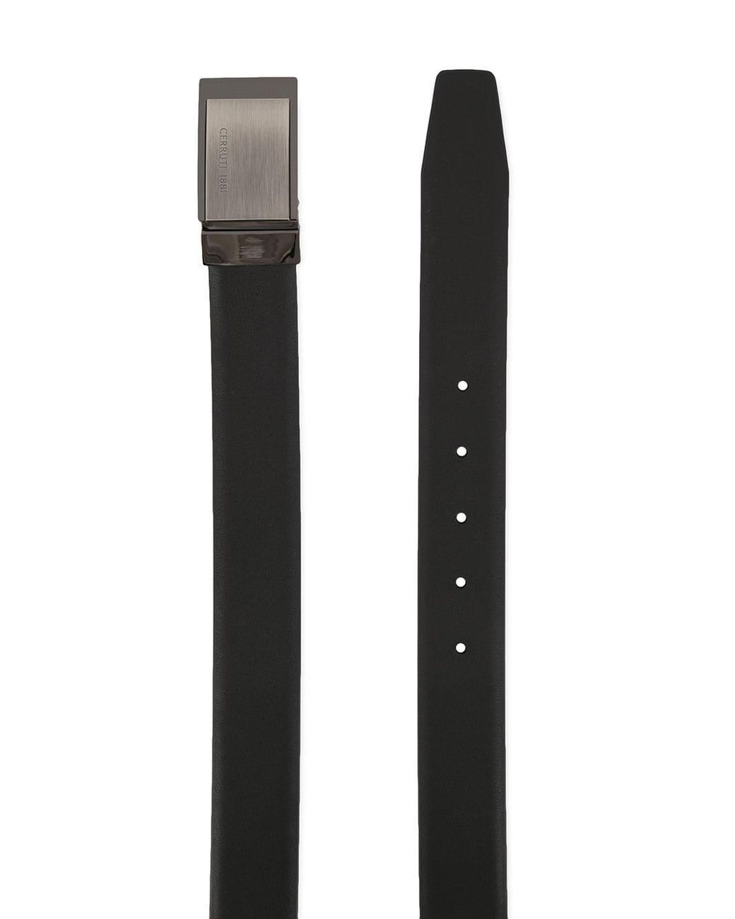 Cerruti 1881 Black Minimal Belt for men