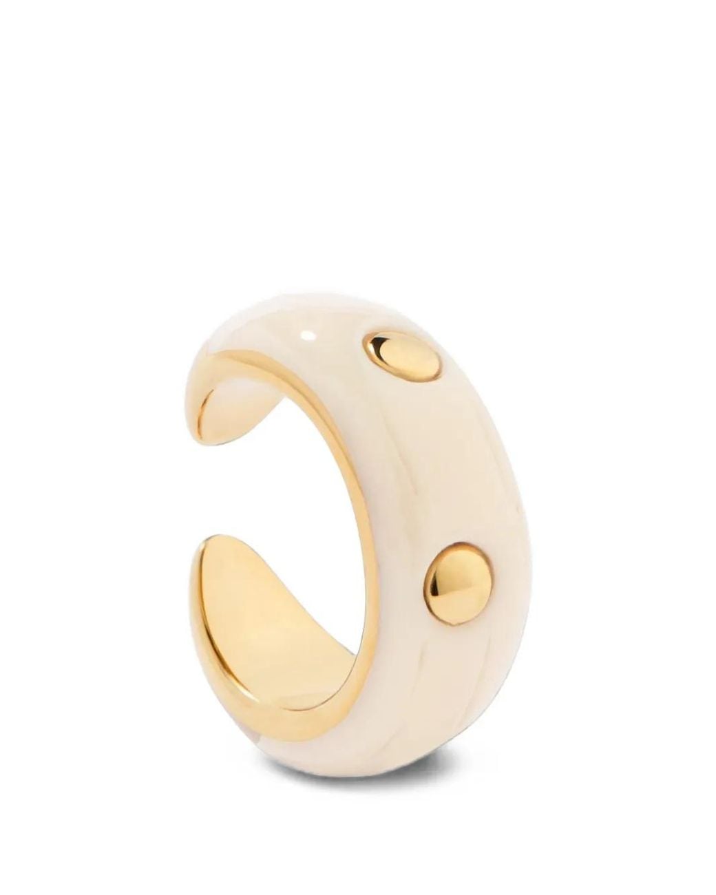 Aurelie Bidermann Metallic Caftan Moon Ear Cuff