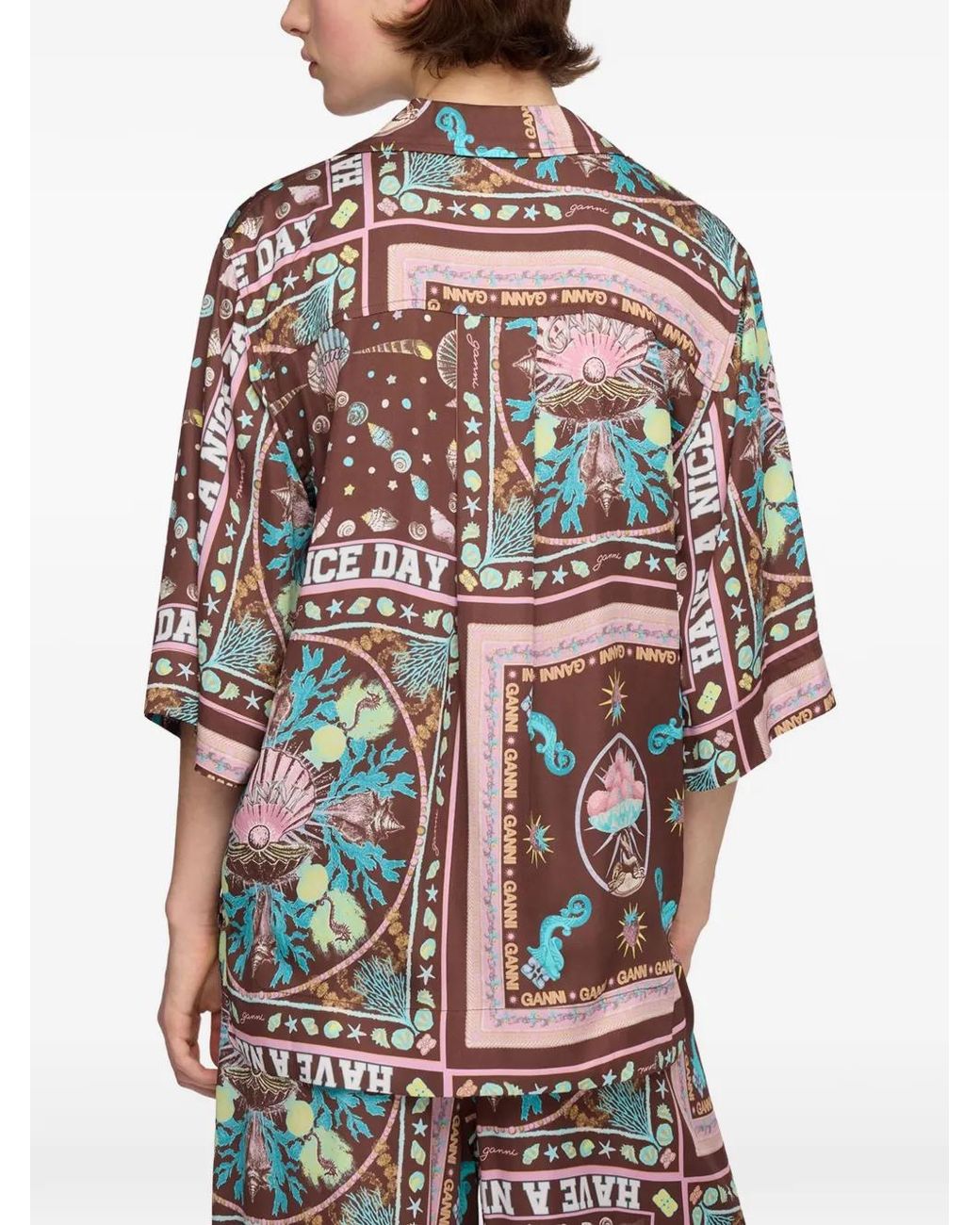 Ganni Gray Shirt