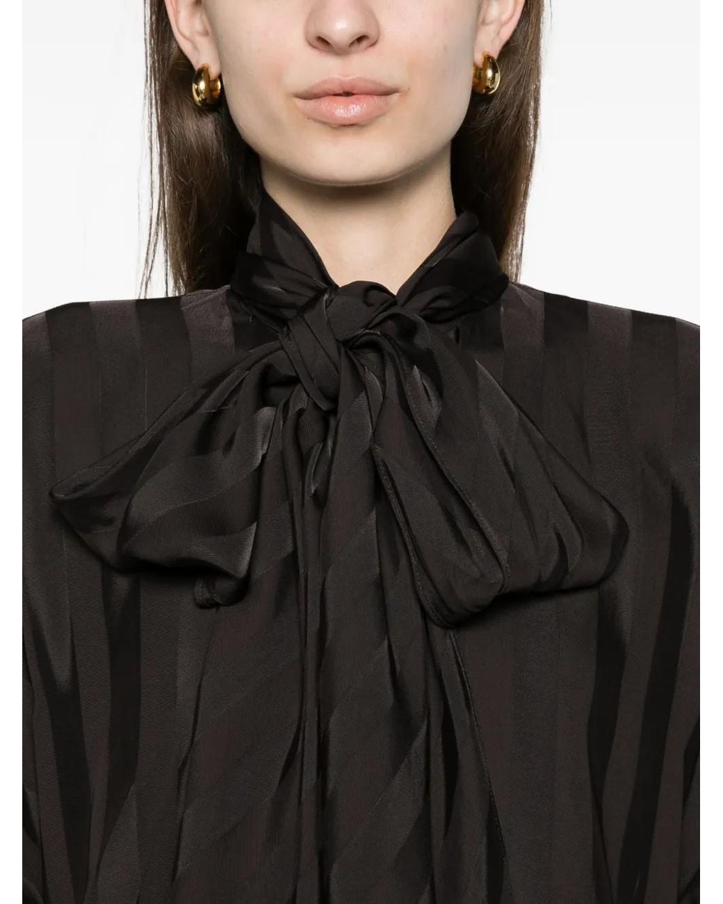 Sportmax Black Oversized Kimono Shirt