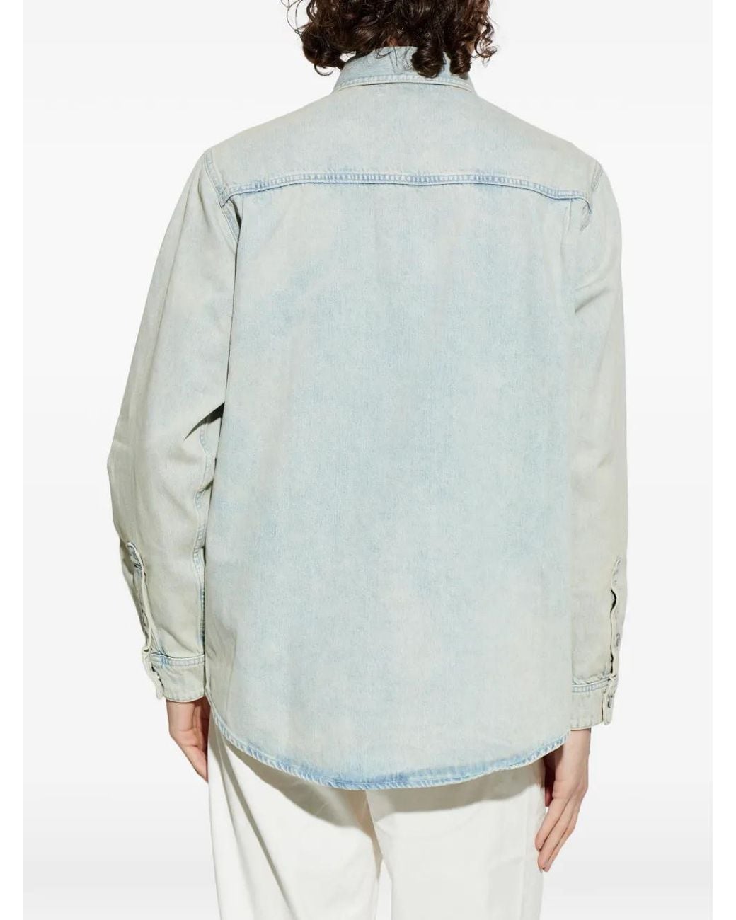Samsøe & Samsøe Blue Sadamon Pocket Buttoned Shirt for men