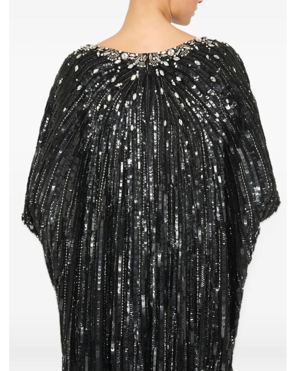 Jenny Packham Black Quana Gown
