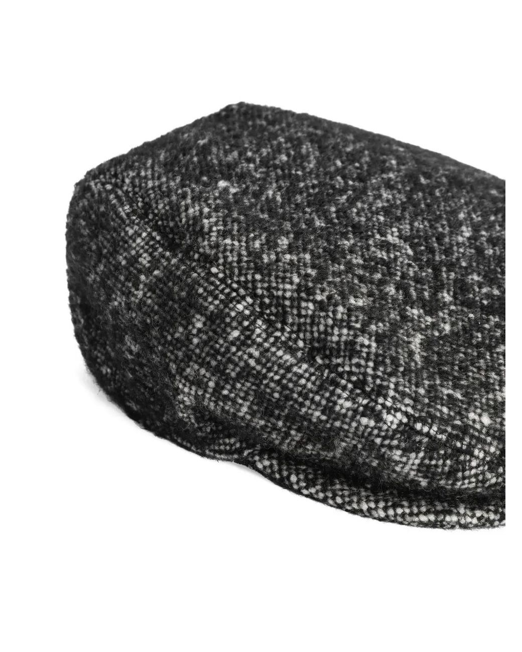 Dolce & Gabbana Gray Tweed Hat for men