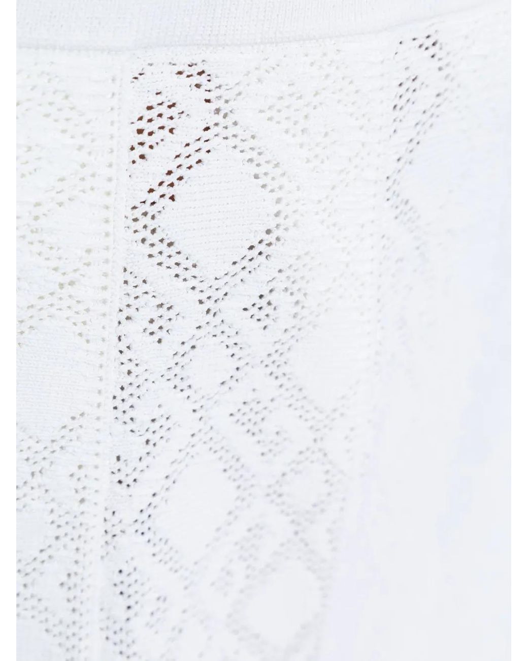 Givenchy White Pleated Skirt