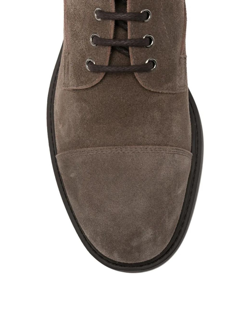 Doucal's Brown Janus Lace-Up Ankle Boots for men