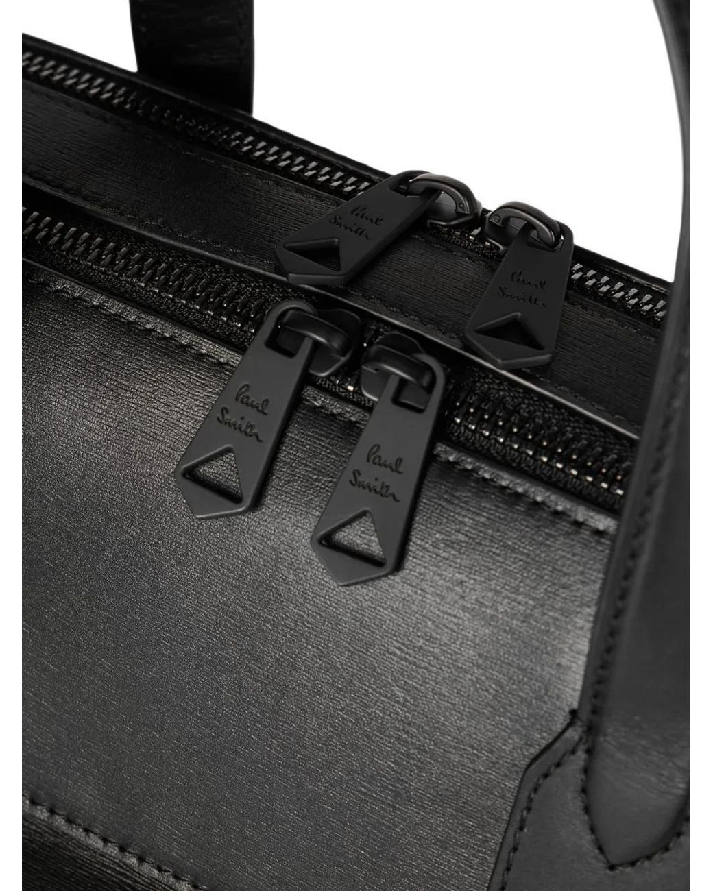 Paul Smith Black Zip-Fastening Pocket Briefcase for men