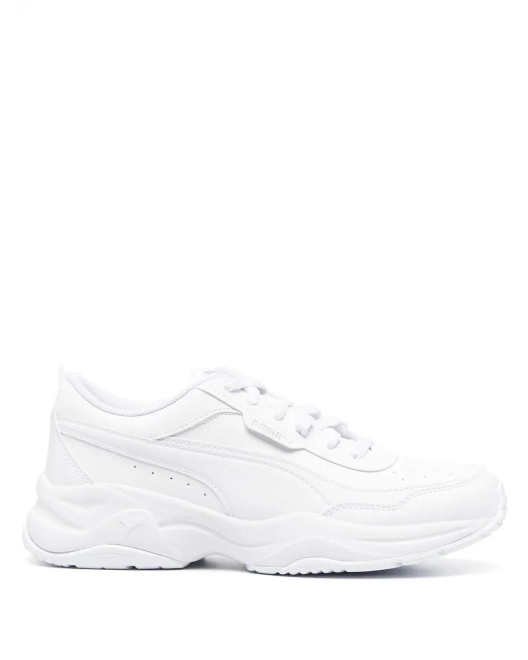 PUMA White Cilia Mode Low-Top Sneakers