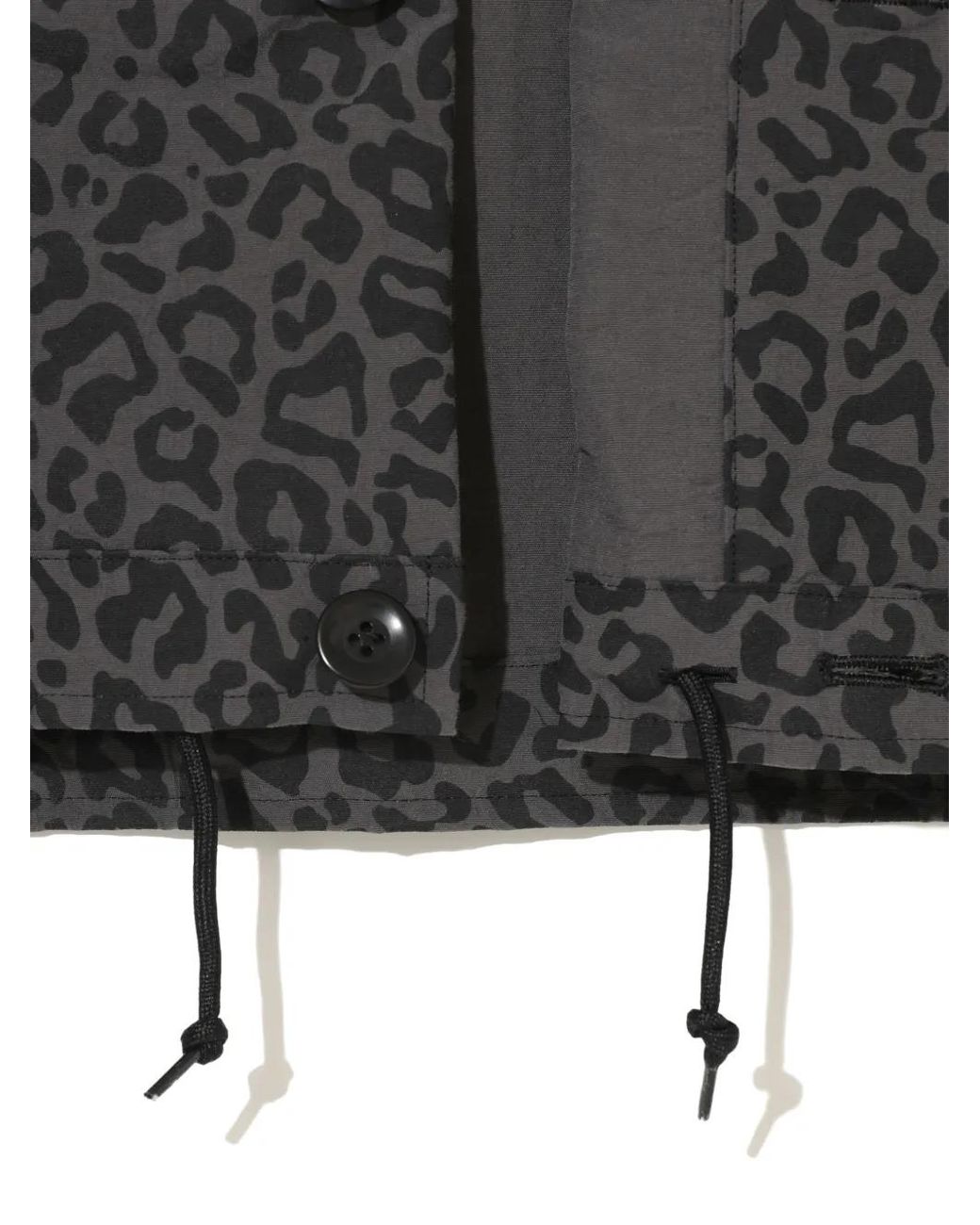 Undercover Shirtjack Met Luipaardprint in het Gray voor heren