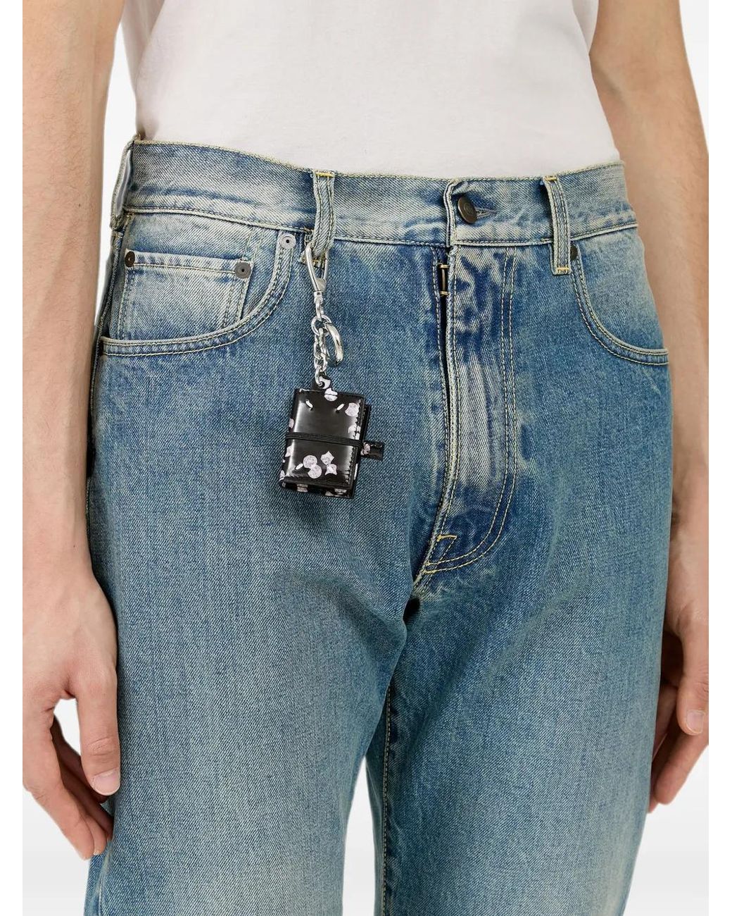 Maison Margiela Black Book Keyring Mini
