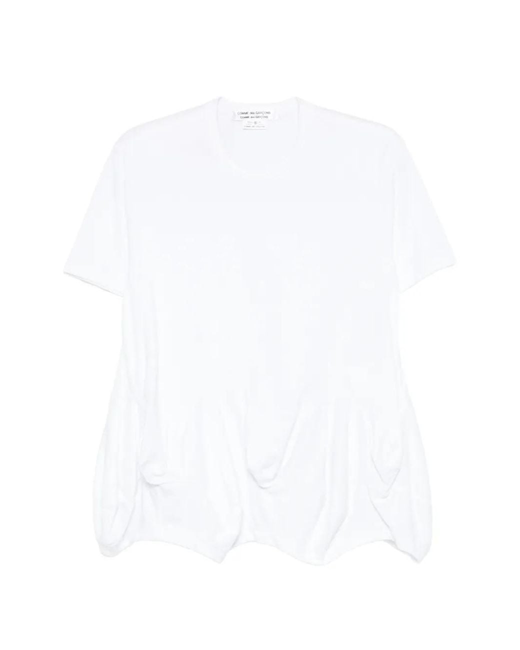 Comme des Garçons White Crew-Neck T-Shirt